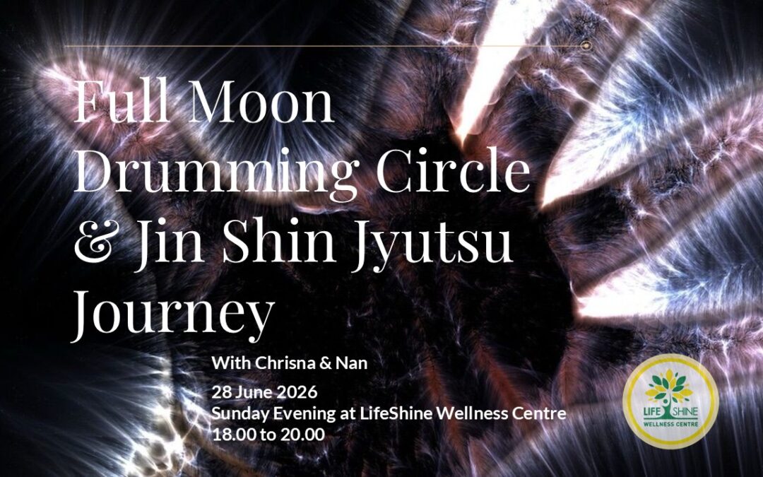 Event: Full Moon Drumming Circle & Jin Shin Jyutsu Journey – 28 June